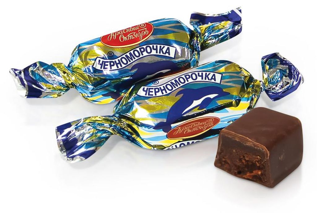 Schokokonfekt - Tschernomorotschka, in kakaohaltiger Fettglasur, 300 g