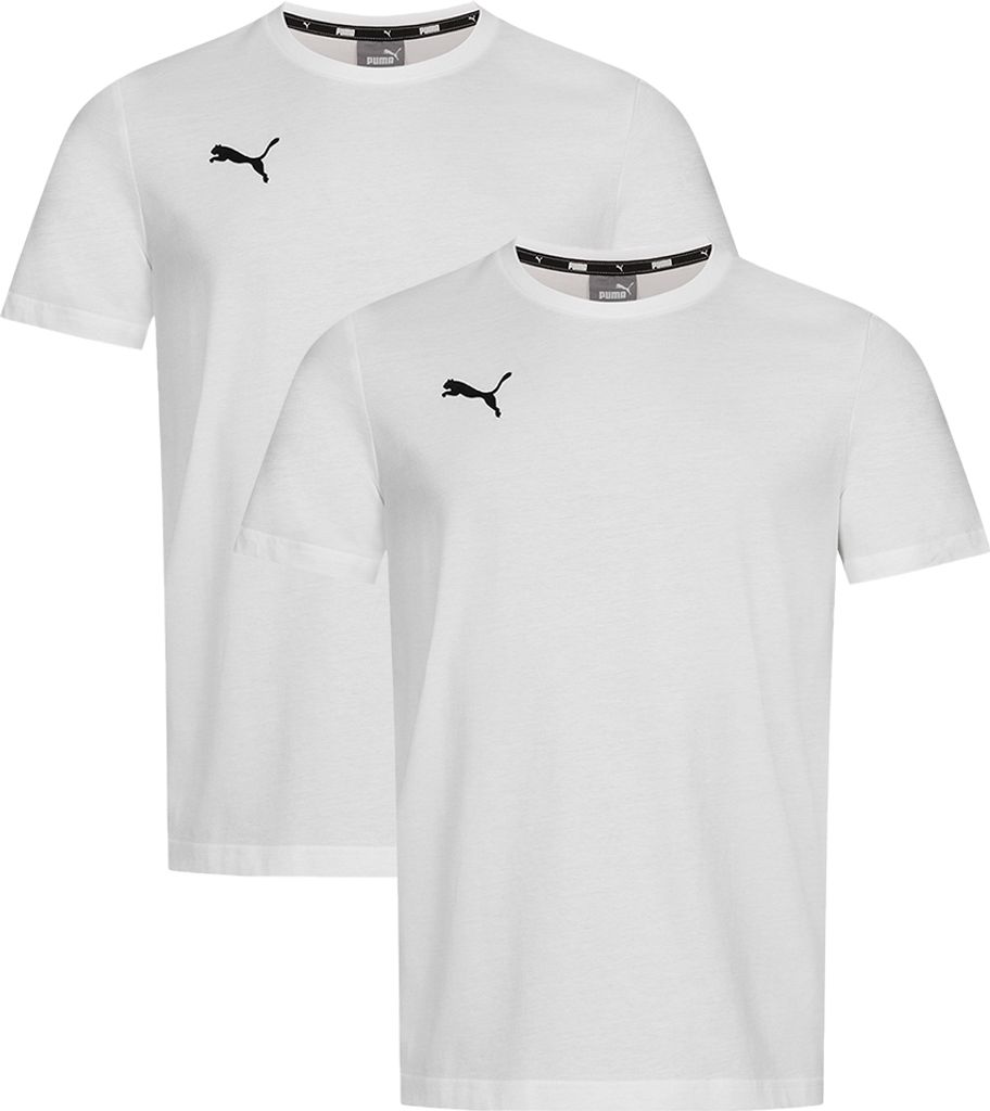 152|PUMA TeamGoal Casual Kinder T-Shirt 2er-Pack Produktbild 