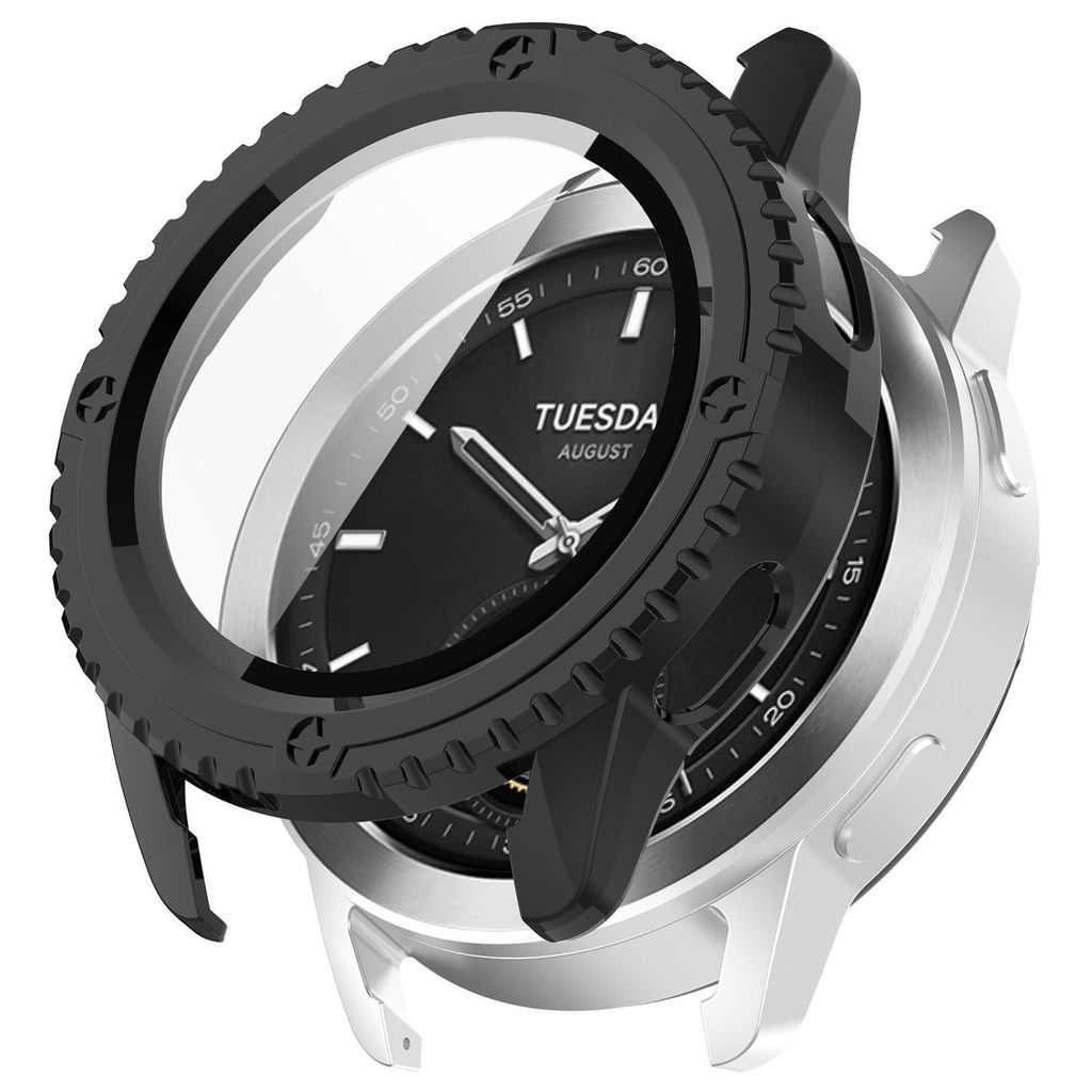 Für Xiaomi Watch S3 Kunststoff Smart Watch Hülle + H9 Produktbild 