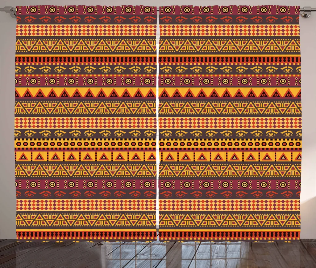 Tenda Camera Letto ABAKUHAUS 280x225 | Design Etnico Multicolore