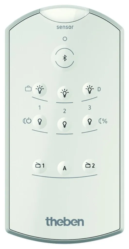 Theben theSenda B Télécommande Universelle avec Luxmètre Intégré