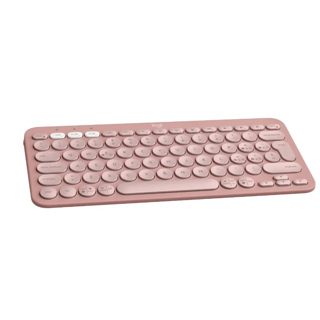 Logitech K380 Clavier Rose : Libérez votre Bureau des Câbles Encombrants - 3