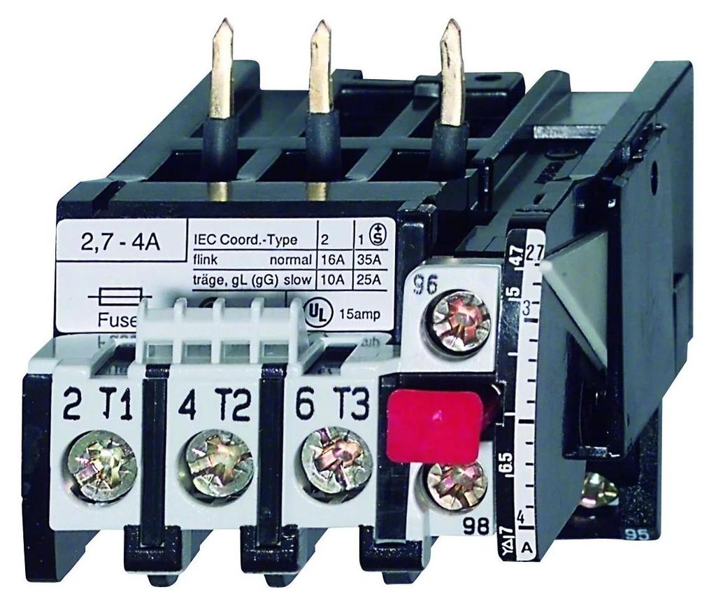 Benedict Motorschutzrelais, U12/16E 6 K3, 4–6A, Produktbild 
