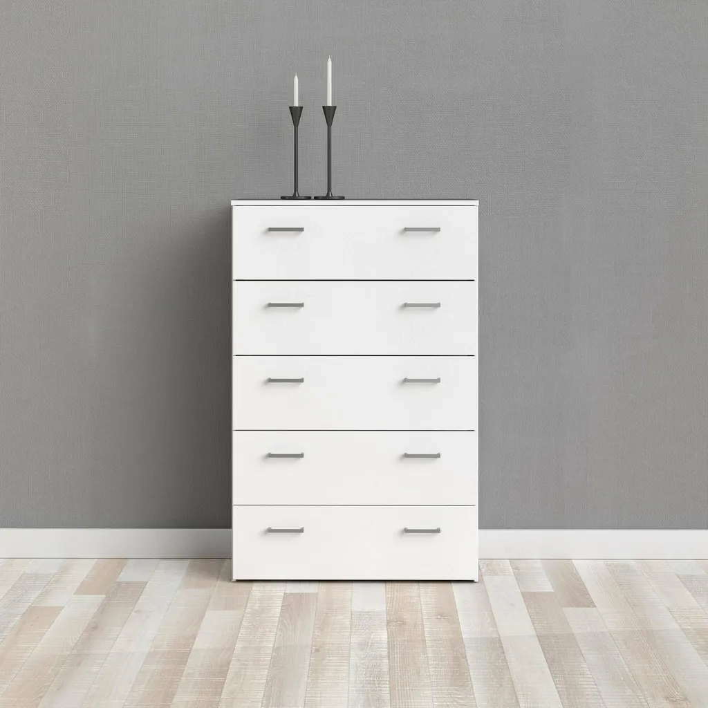 Commode SPACE Buffet Sideboard Blanc Mat pour Salon et Chambre Moderne - 2