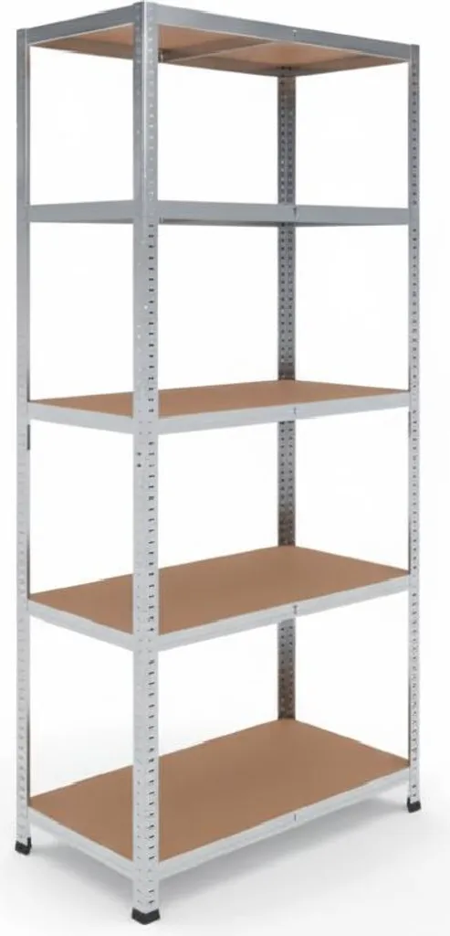 Rayonnage Métallique de Garage 210x100x50 cm avec 5 Tablettes Robustes