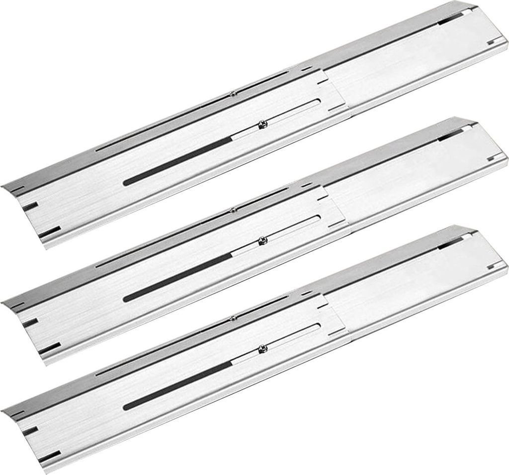 Hitzeplatten-Schutz für Charbroil-Grill, einstellbarer Flammenbändiger, Brennerabdeckungen, universelle Ersatzteile für die meisten Gasgrills
