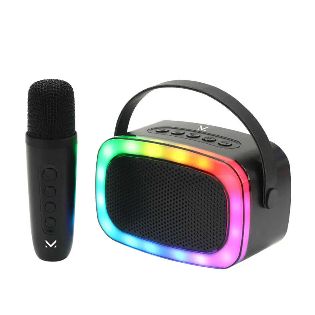 Système Audio Bluetooth Majestic KARA-OK 129362 Noir à Effets LED Intégrés