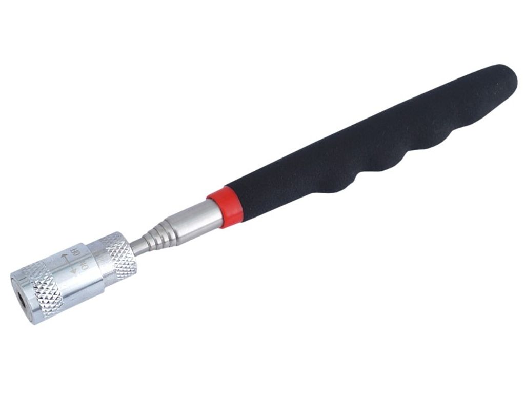 Magnetgreifer, Teleskop 19,5-81 cm, LED-Taschenlampe, Tragfähigkeit 2,2 kg