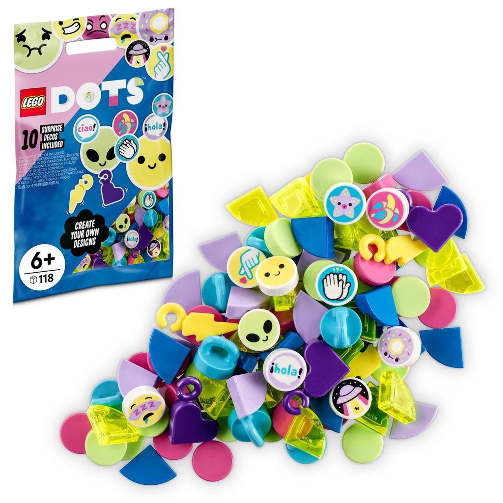 LEGO 41946 DOTS Ergänzungsset Emojis, Bastelset für Kinder Produktbild 