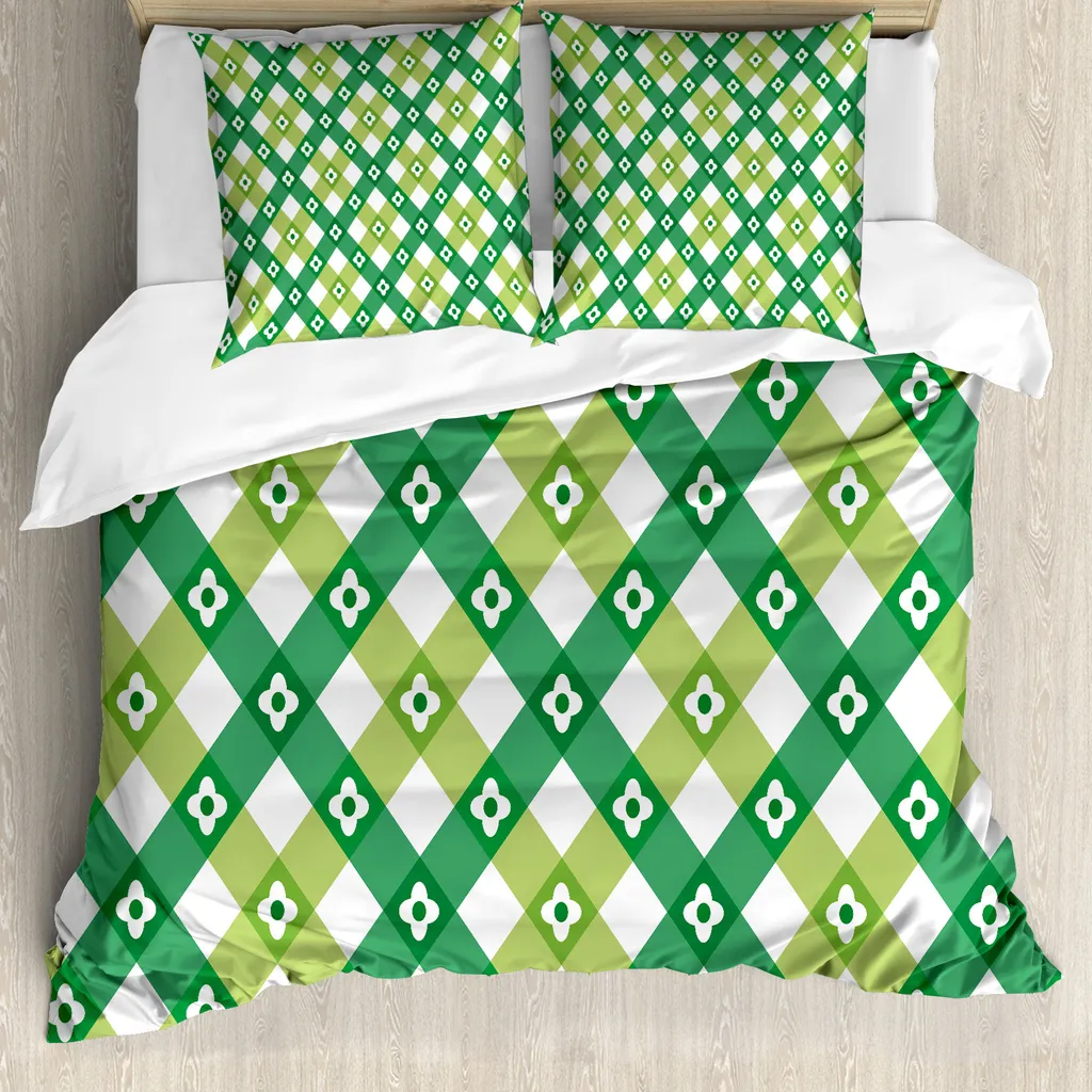 Copripiumino Antiacaro ABAKUHAUS Verde Lime 200x200 - Salute e Sonno