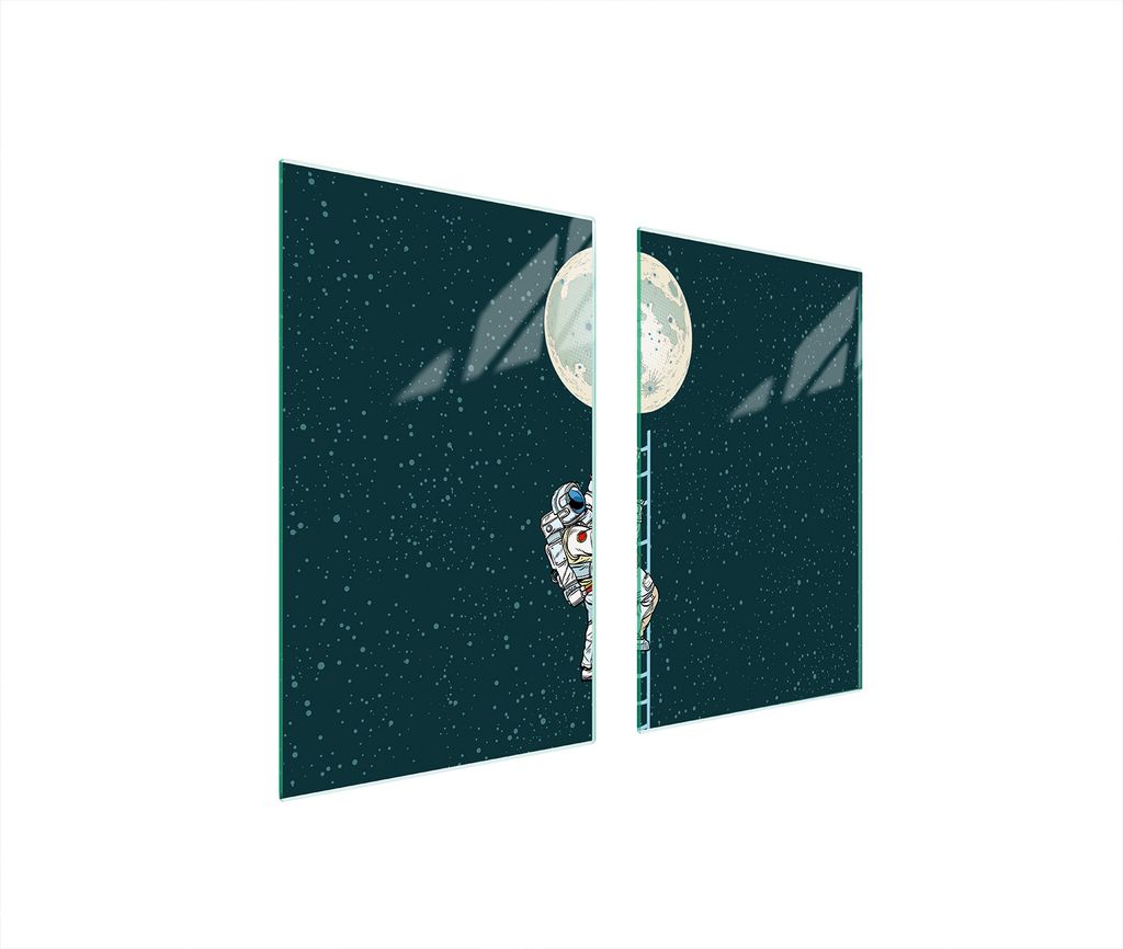 Glasschutzplatte Für Herd 75X52 Moon