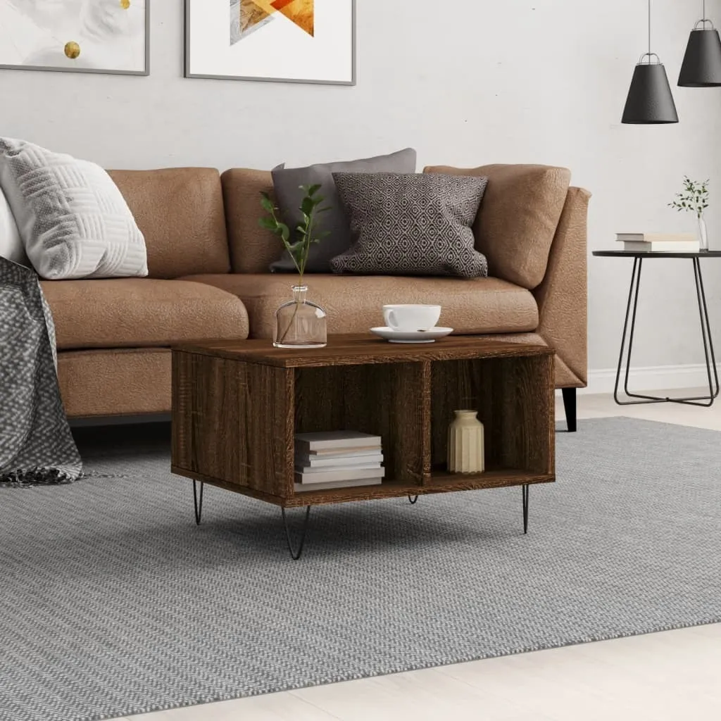 Maison Exclusive Tavolino Rovere Marrone 60x50 cm - Qualità Top