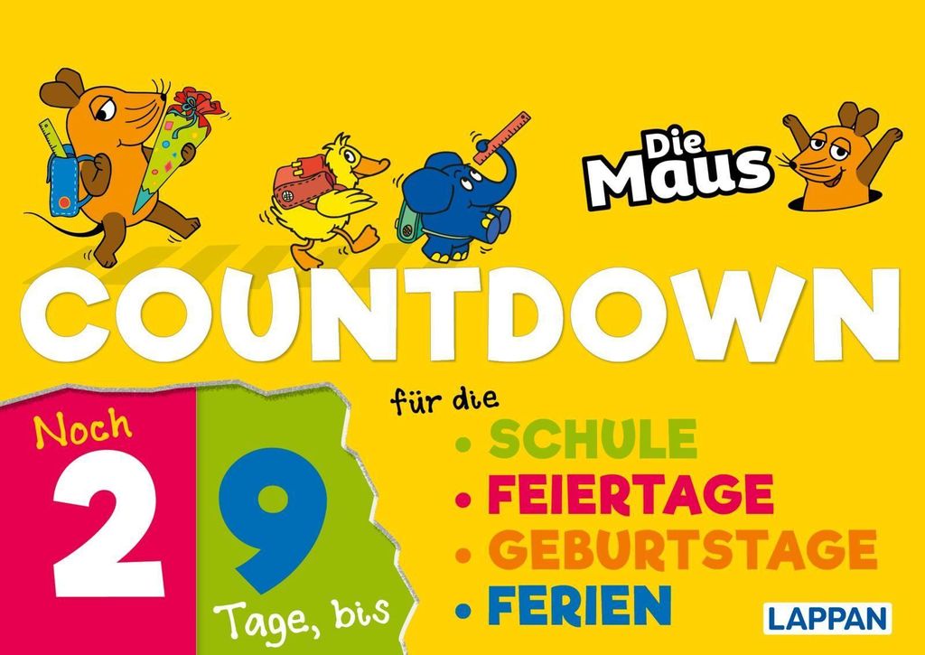 Countdown für die Schule mit der Maus Produktbild 