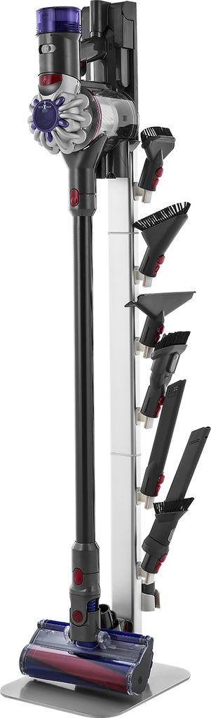 VEVOR Staubsaugerständer 126 cm, für Dyson G5 V15 V12 V11 V10 V8 V7 V6 Serie Standstaubsauger und Zubehör, Bodenständer, Silber