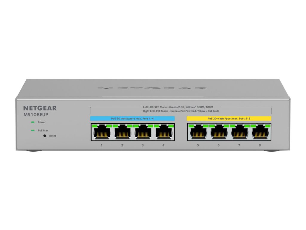NETGEAR 8-Port Ultra60 PoE++ 2,5G Switch Produktbild 