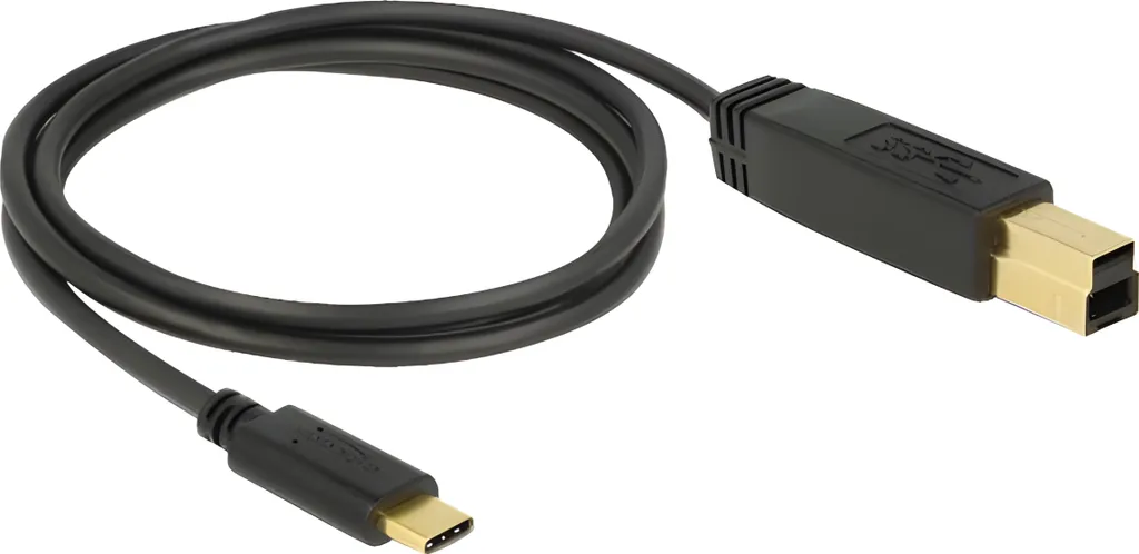 Connecter un Disque Dur USB-B sur Port USB-C avec le Câble Delock 83675 1m