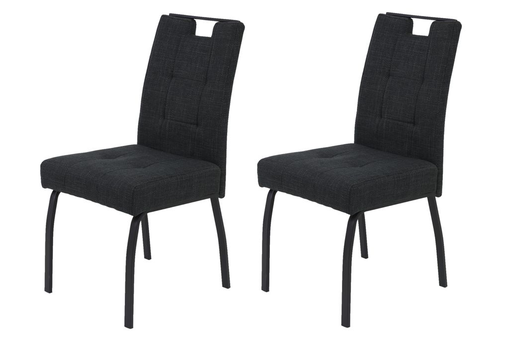 Hela Tische, 2er Set Esszimmerstuhl Linz Bezug Webstoff Produktbild 