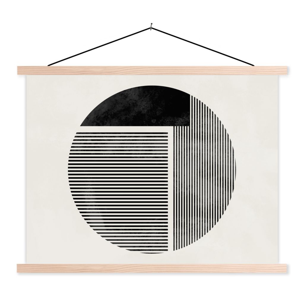 MuchoWow® Textilposter Minimalismus - Kreis - Design 120x90 Produktbild 