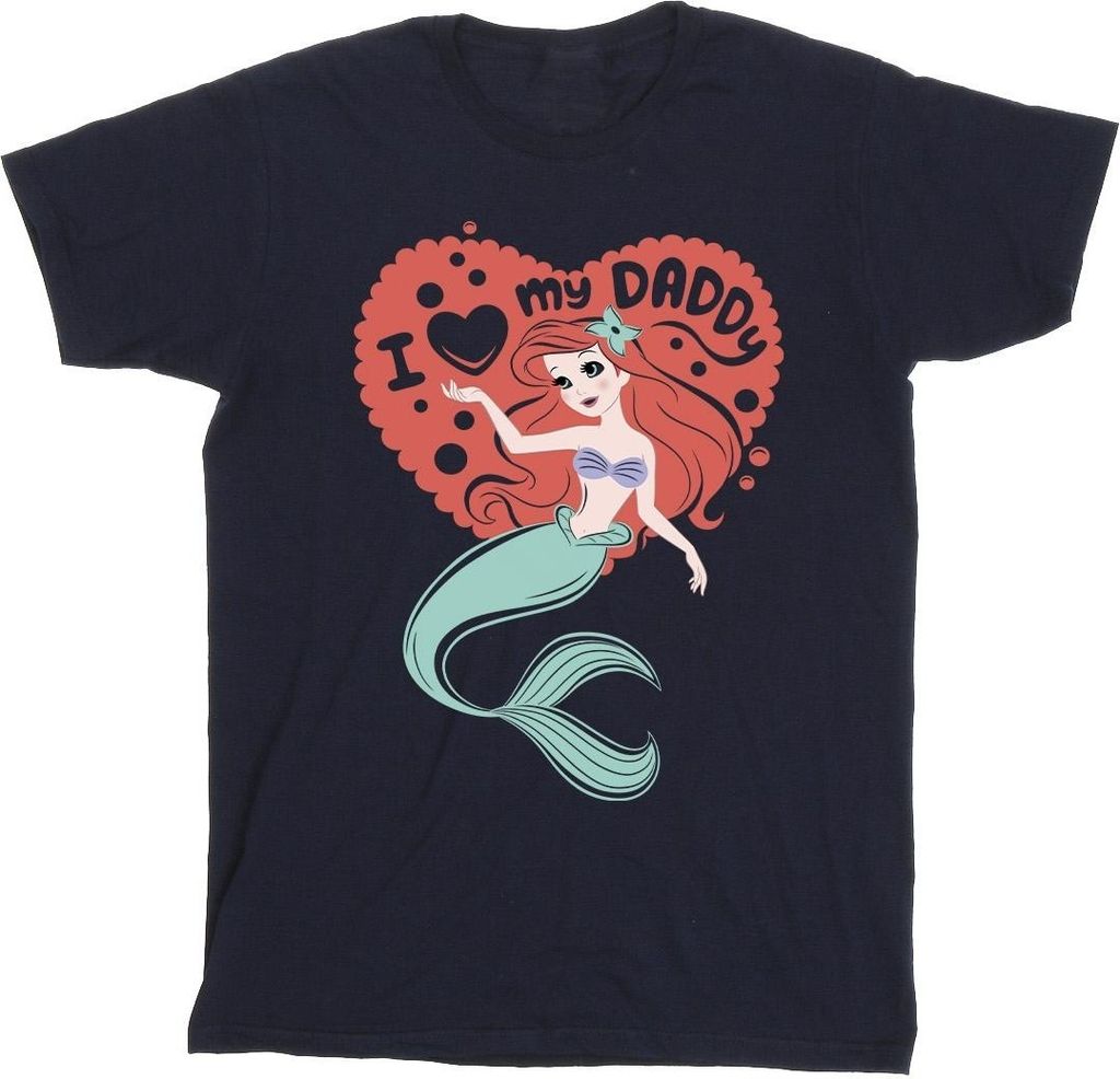 Disney - "The Little Mermaid Daddy" T-Shirt für Herren BI50162 (XXL) (Marineblau)