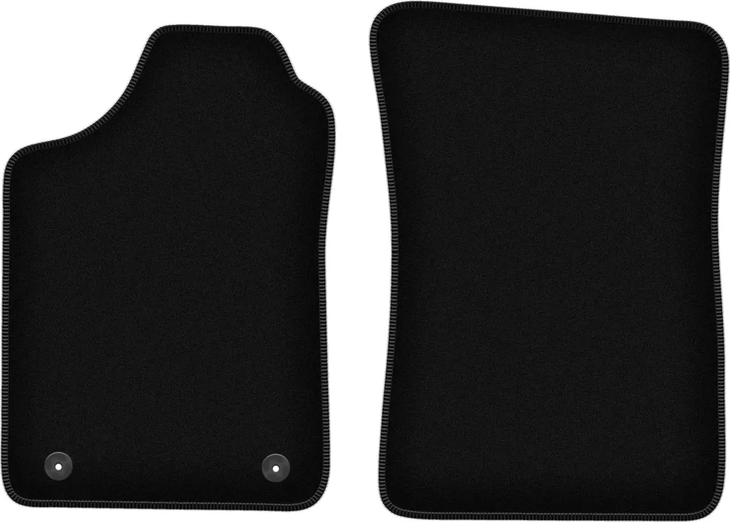 Tappetini Auto Renault 19 Antiscivolo | Velluto Nero Set 2 pz