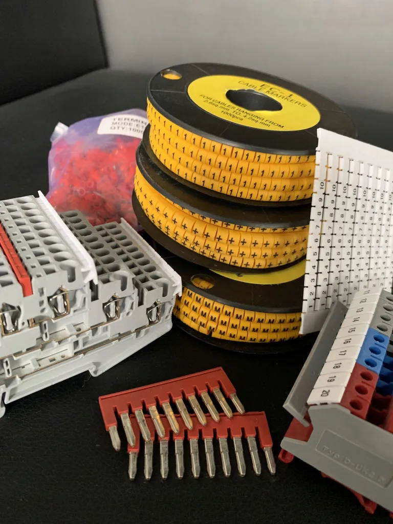 Segnafili Numero 7 per Cavi Elettrici EC-0 1.5-2.5mm - Set 100 pz - 4