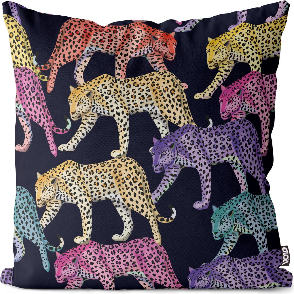 VOID Leopard Safari Dschungel Kissenbezug Kissenhülle Sofakissen Kissen Deko Outdoor-Kissen Dekokissen
