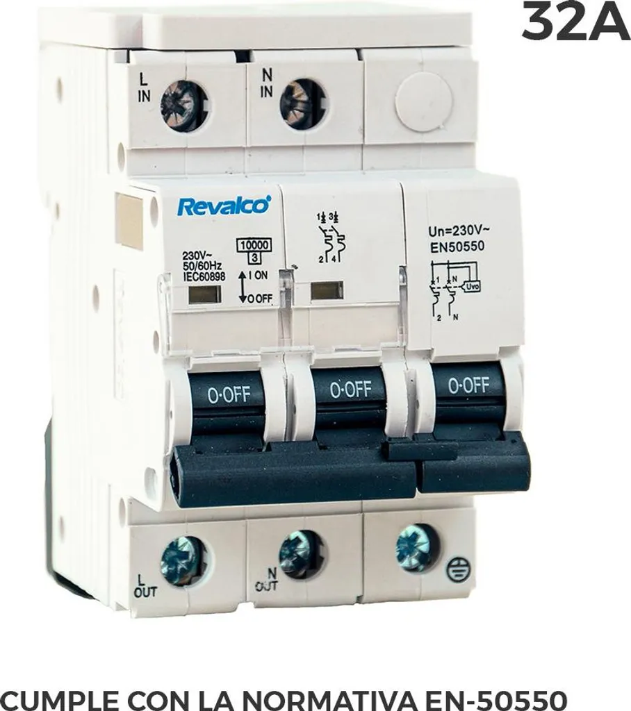 Protéger Appareils Électroménagers contre Surtension avec Revalco 2p 32a