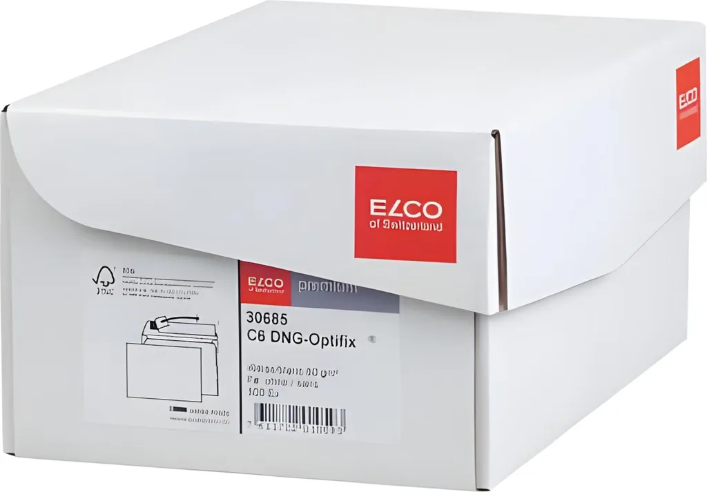 Fini les enveloppes mal collées avec Elco 30685 C6 autocollante 500p