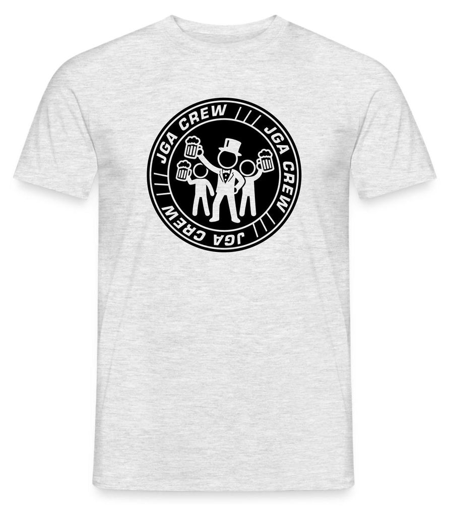 Spreadshirt JGA Männer | JGA Crew Männer T-Shirt, 3XL, Grau meliert