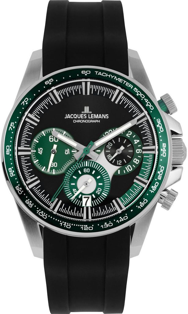 Jacques Lemans 1-2127C Liverpool Chronograph Herrenuhr 40mm 10ATM