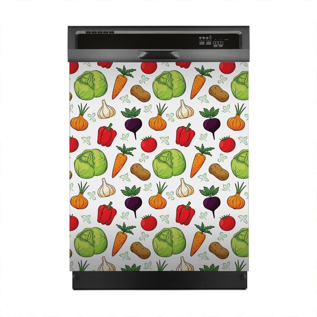 Magnete Dekorative 60x70 cm Küche Magnetmatte Spülmaschine - Platzdeckchen Gemüse