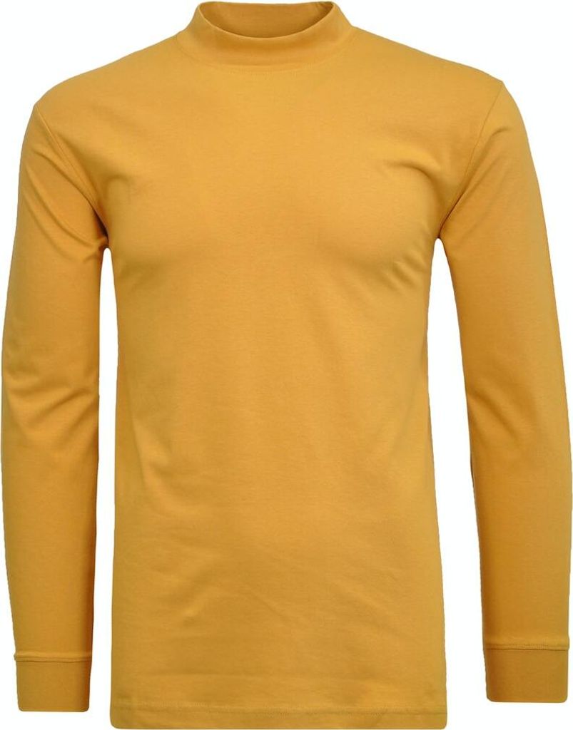 Ragman Stehkragen-Shirt langarm