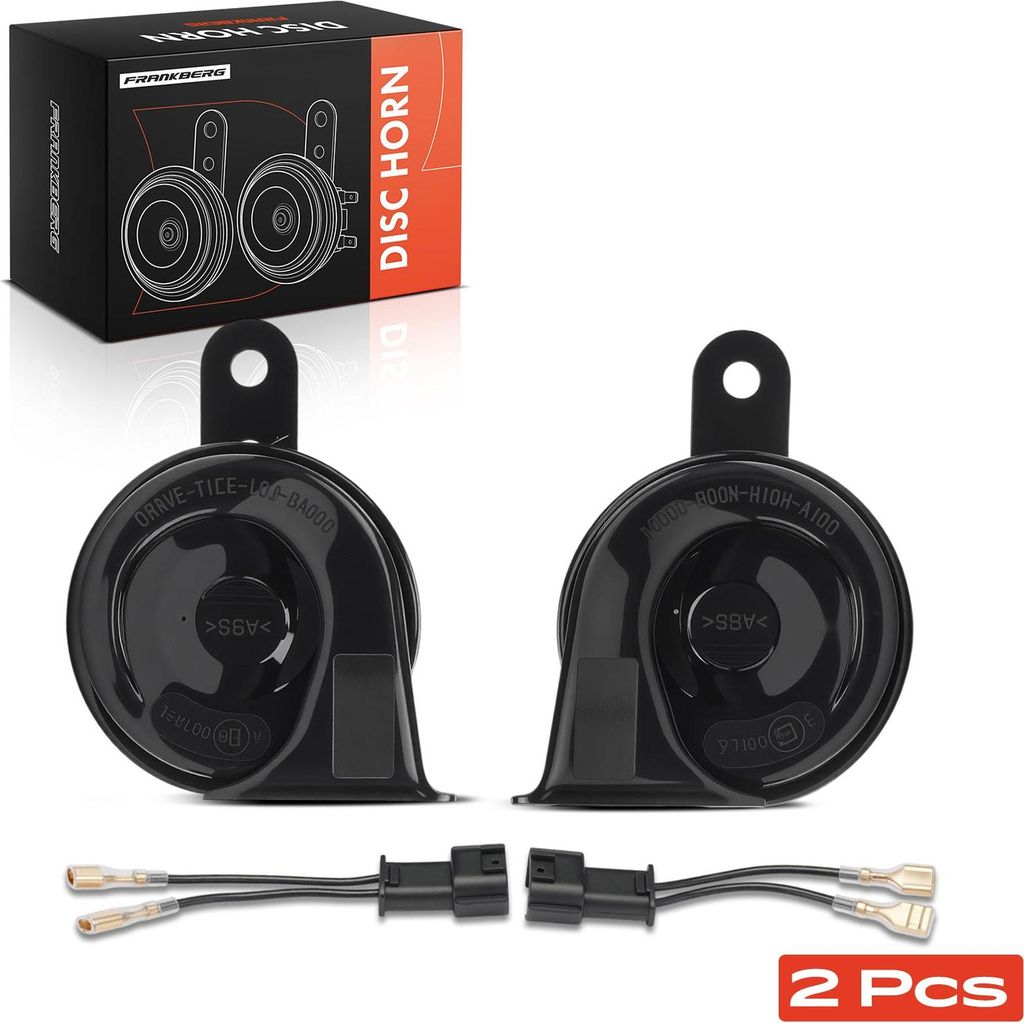 Frankberg 2x Scheibenhorn Horn Hupe für Hyundai Snail Horn