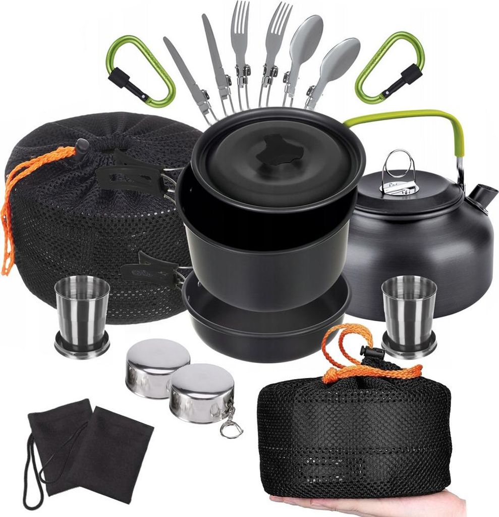 Bouilloire Portative Théière En Acier Inoxydable Fournitures De Camping