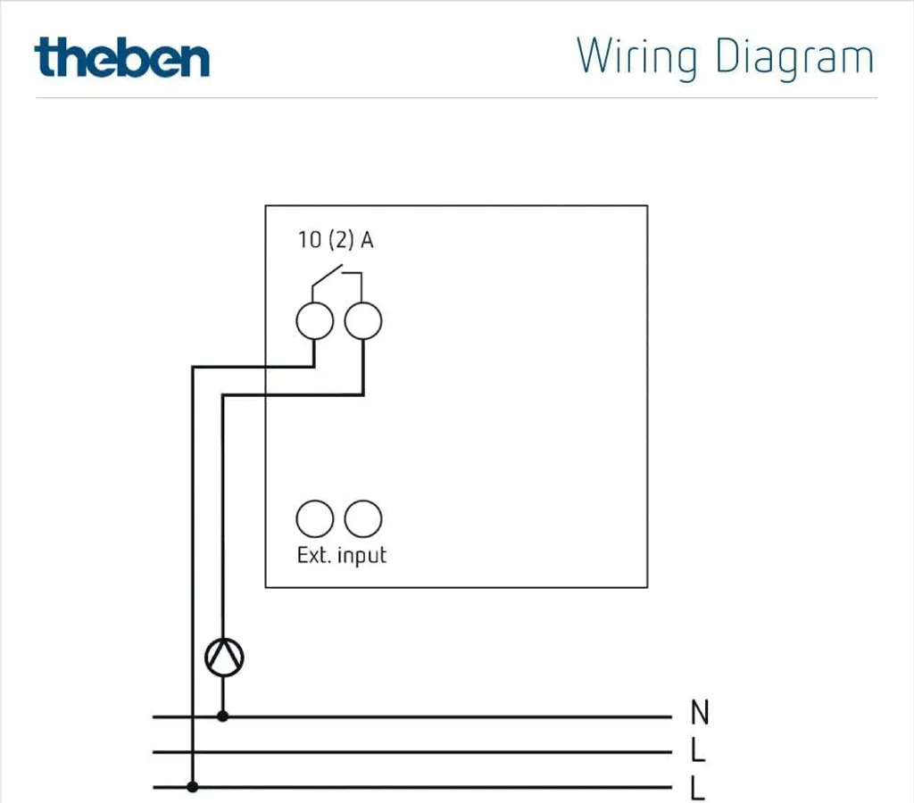 Theben RAMSES 811 top3 Thermostat numérique avec écran rétroéclairé - 9