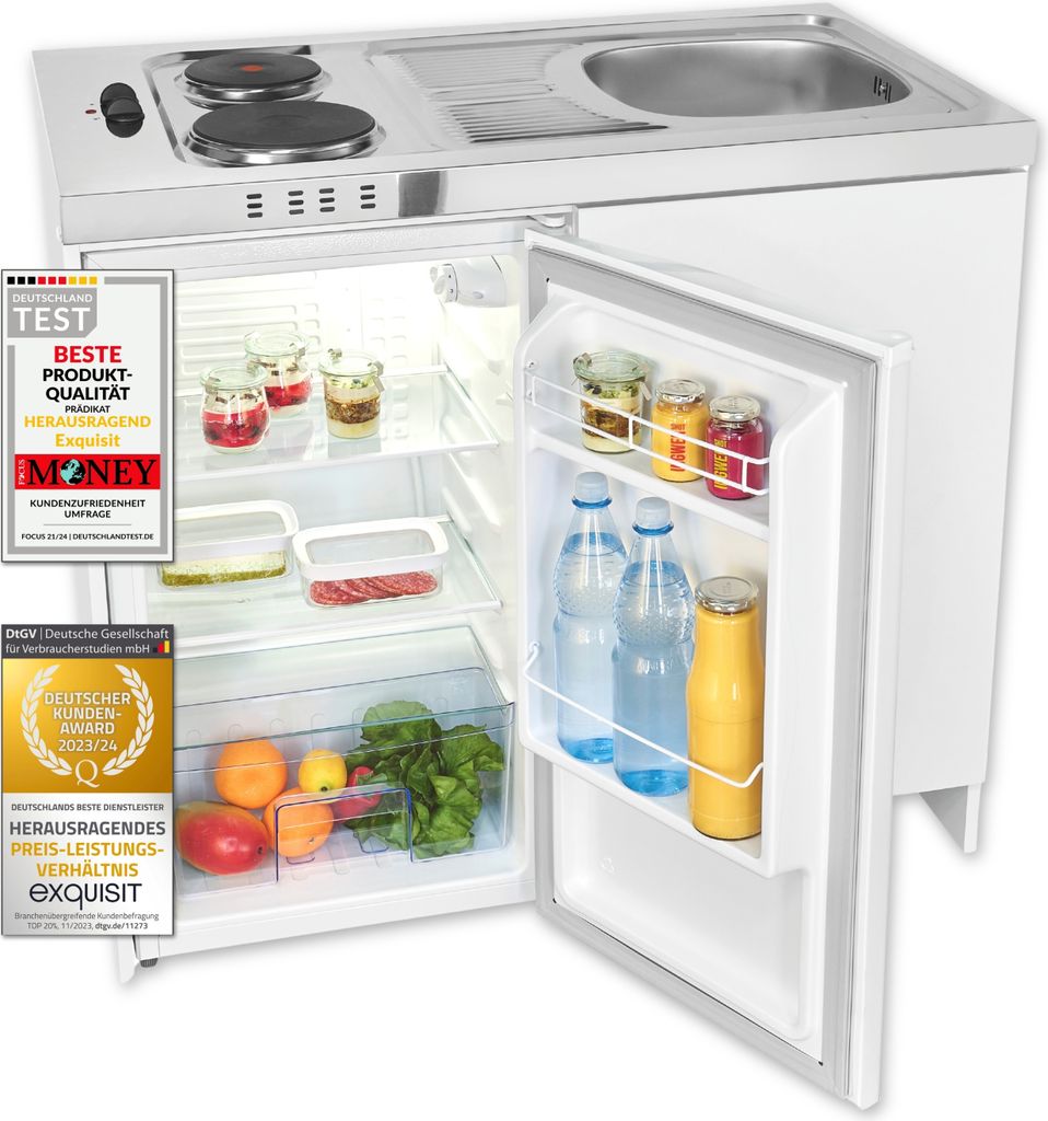 Exquisit Vollraumkühlschrank KS85-VU-090E weiss | 76 l Produktbild 