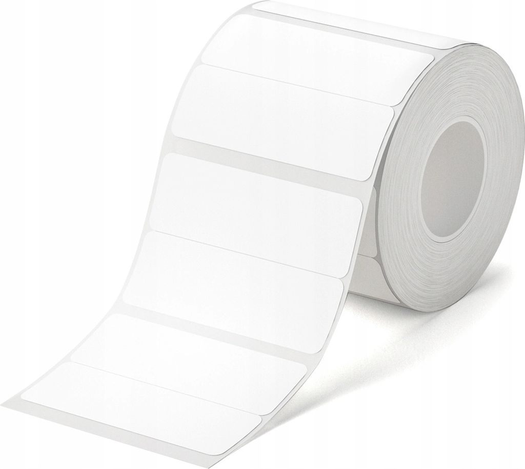 EDIBAZZAR | NIIMBOT Aufkleber Original 45x15mm 460 Stück Weiß für Serie B