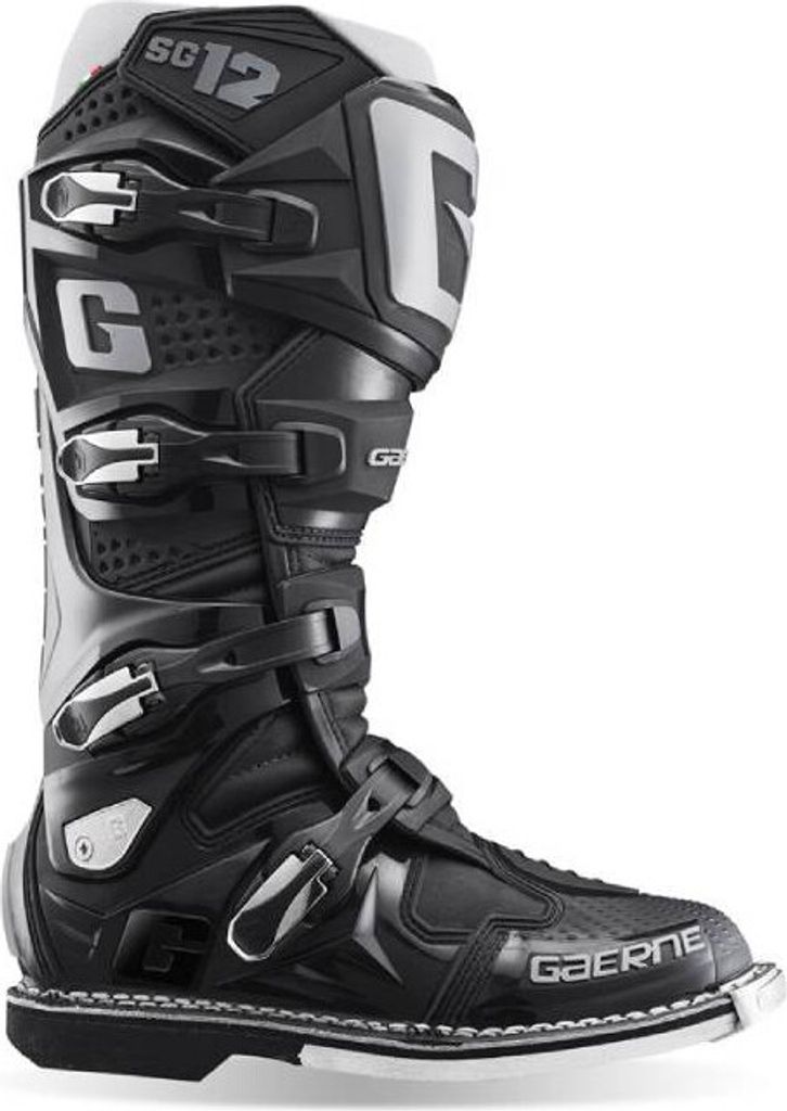 Buty motocyklowe GAERNE SG-12 CROSS czarne 44 Zdjęcie produktu 