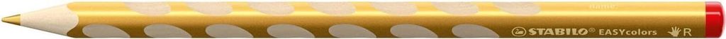 STABILO Dreikant-Buntstift EASYcolors L gold für Linkshänder