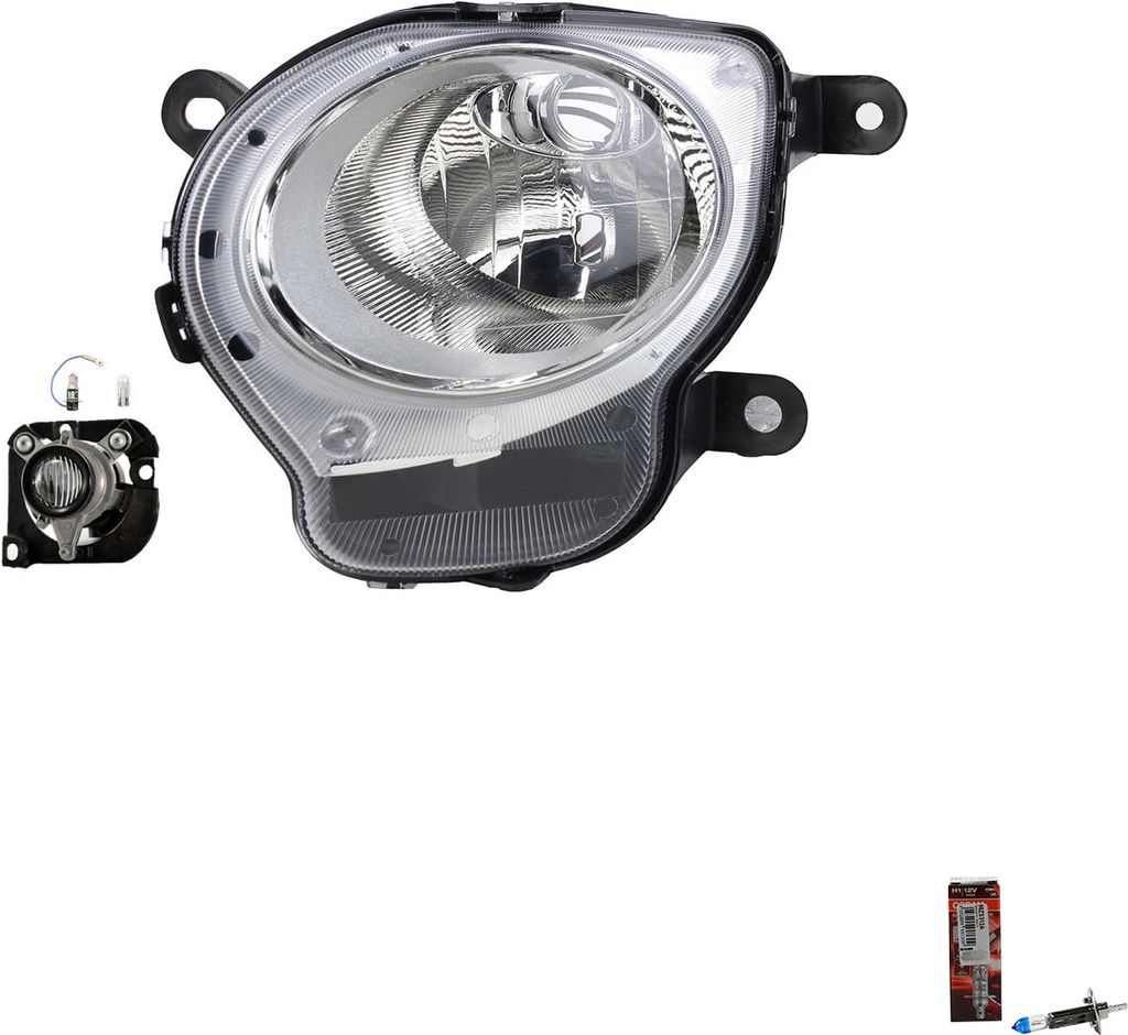 Fernscheinwerfer + Osram Night Breaker Laser passend für Fiat 500 312 51786772 51822889 51786774 Johns