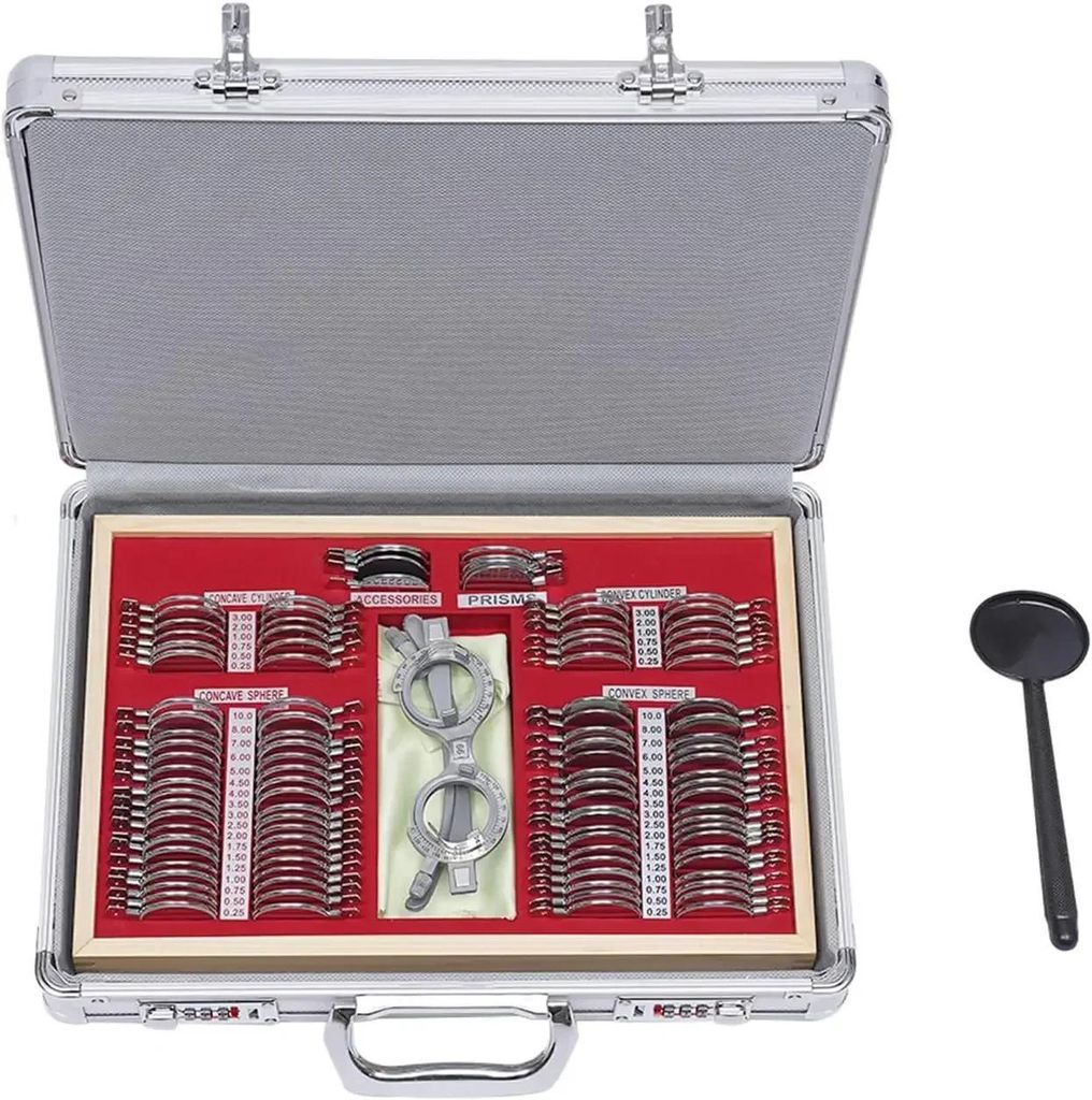 Prüfgläser-Set - Optometrie-Set - 104 Teile - Linsen mit Produktbild 