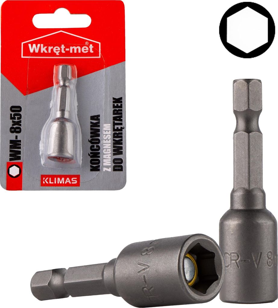 Schraubendreherbit SECHSKANTKOPF MAG. WM M8x50 Produktbild 