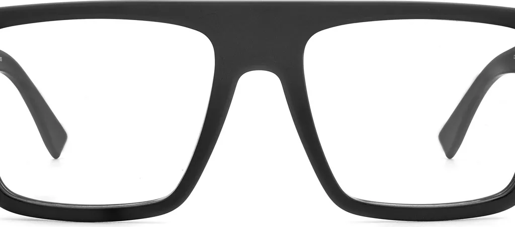 Monture optique homme Dsquared2 Icon 0012 003 rectangle noire - 2
