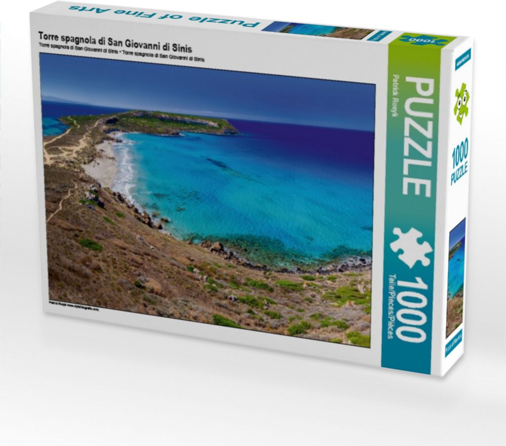 Calvendo Torre spagnola di San Giovanni di Sinis 1000 Teile Puzzle quer 640x480mm, Rosyk Patrick; 7436683