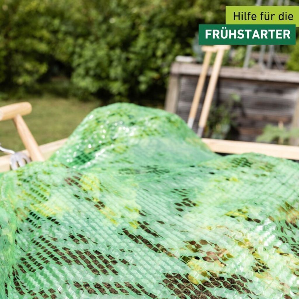 Windhager Frühbeetfolie 1,4 x 7,2 m transparent-grün Produktbild 
