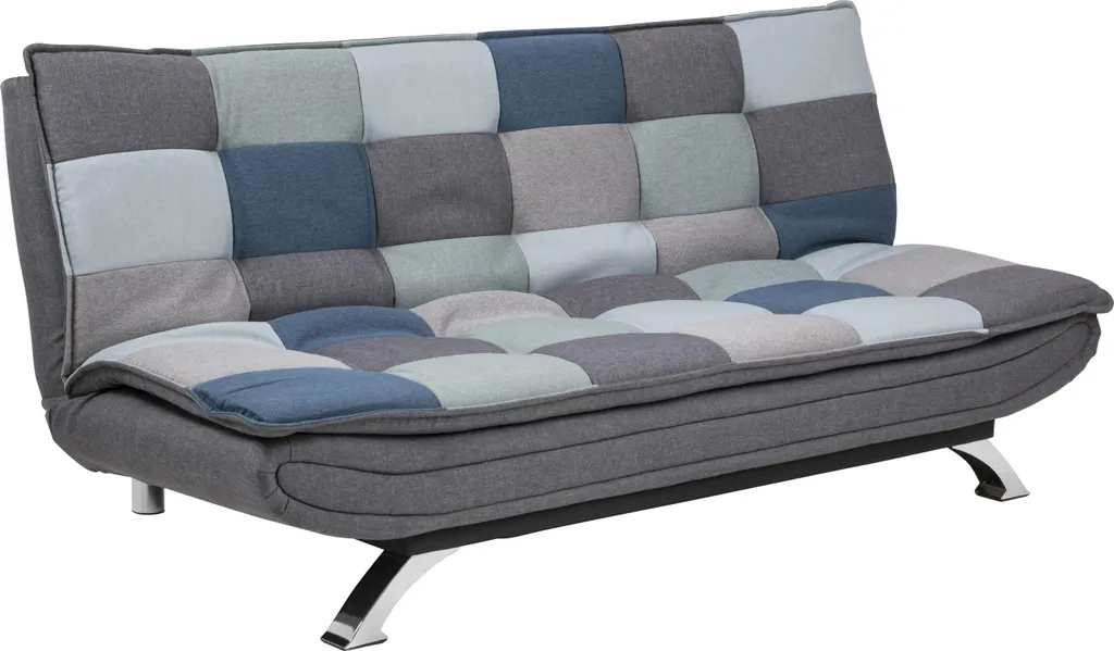 Canapé-lit patchwork multicolore Faith : canapé convertible de design