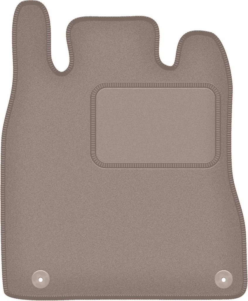 Fahrerfußmatte Velours beige passend für Mercedes W168 z łapką (1997-2004, Schrägheck) – mit Befestigungen – passgenau