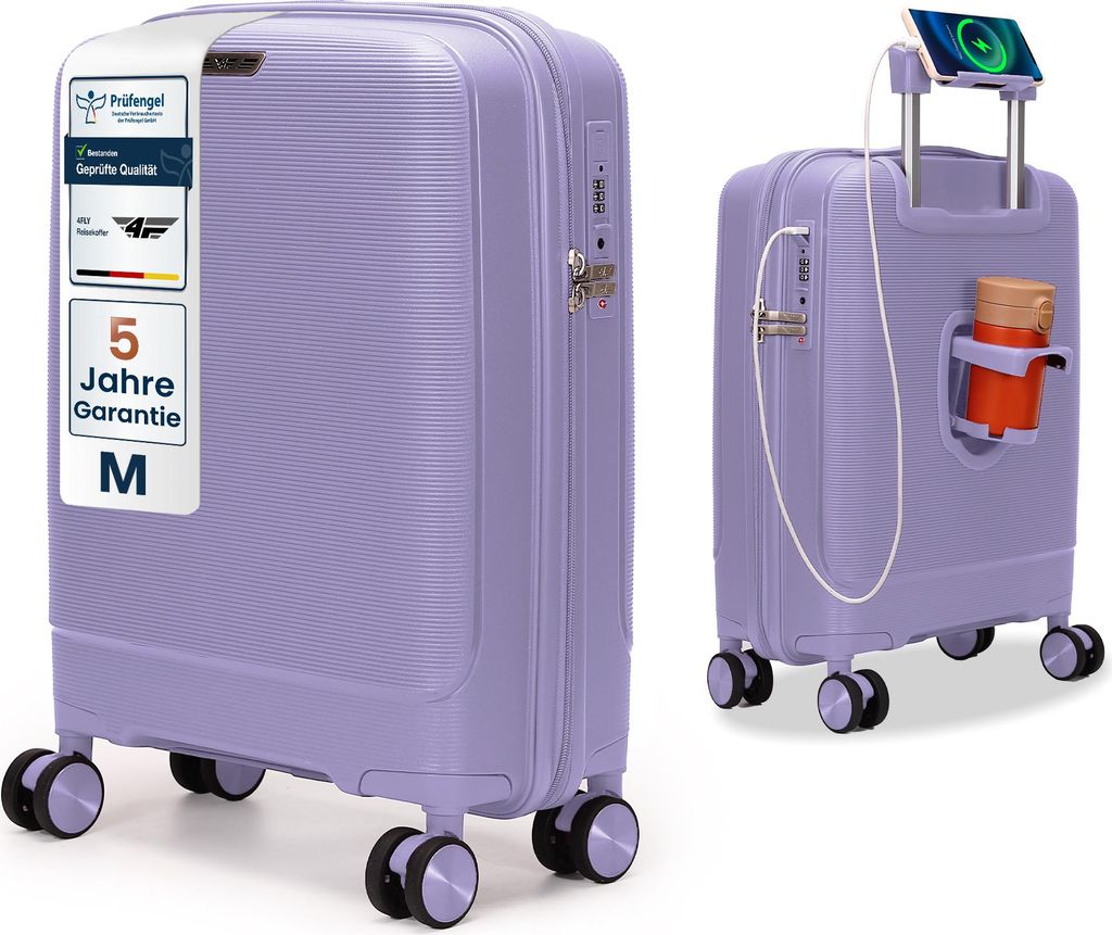 4FLY CoreMatte PP Valise rigide 20 pouces Bagage à main – Image du produit 