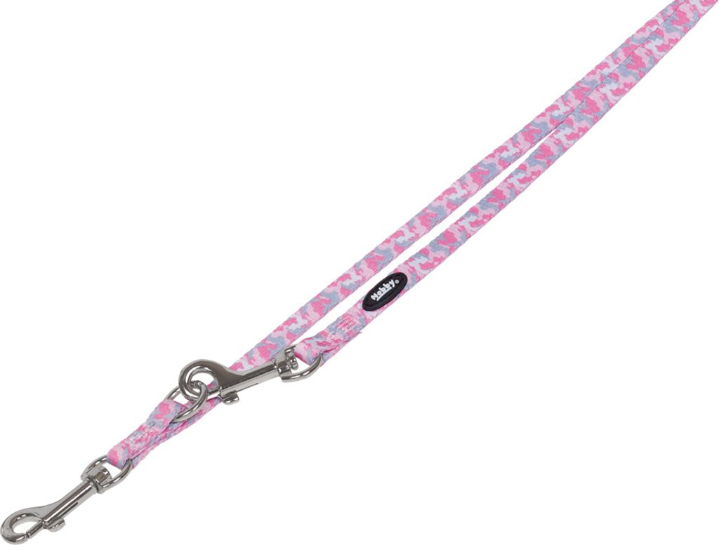 Nobby Führleine "Camouflage" rosa L: 200 cm, B: 10 mm