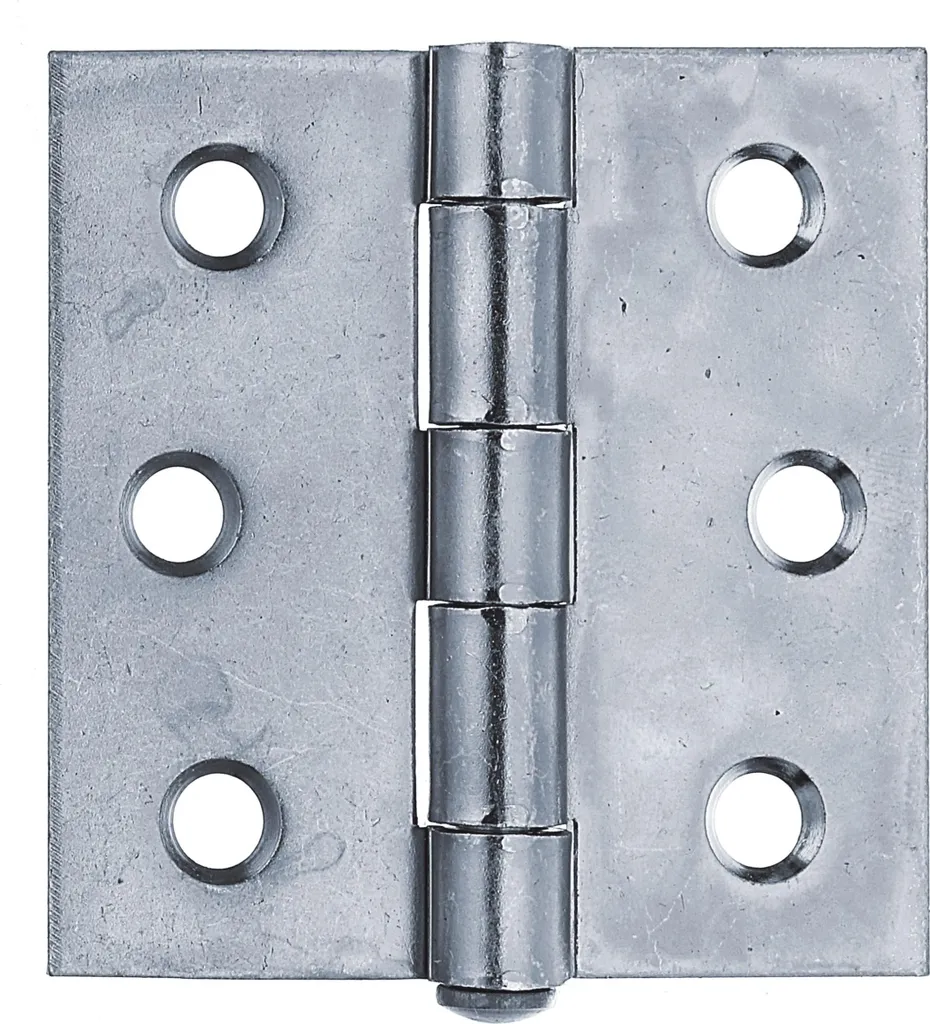 Charnière 76x76 mm pour Portes et Meubles - Acier Galvanisé Bleu x25
